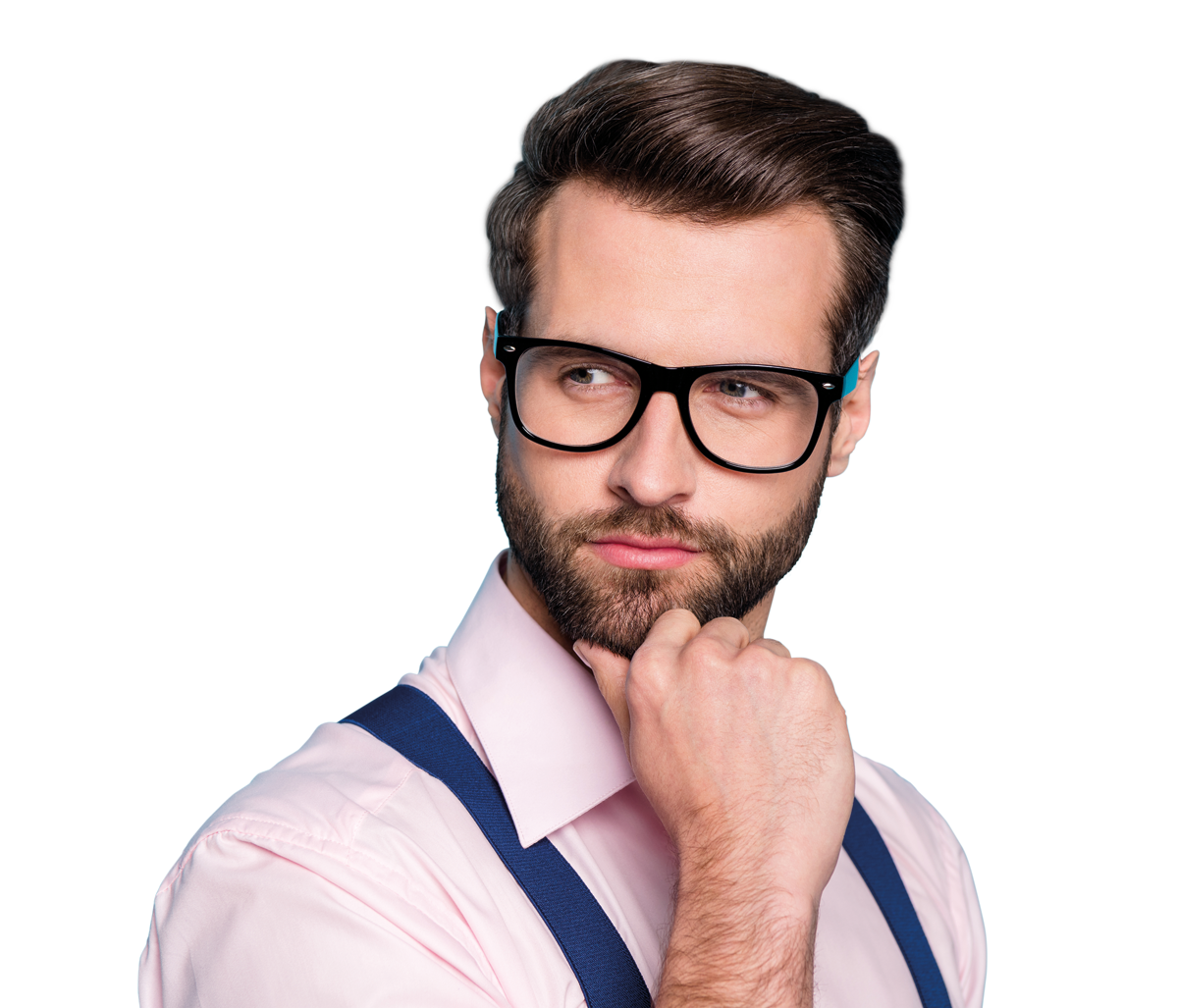 Mann mit Hemd und Brille E-Fuels-Experte informiert